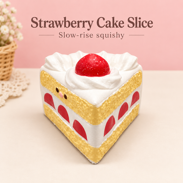 Strawberry Cake Slice