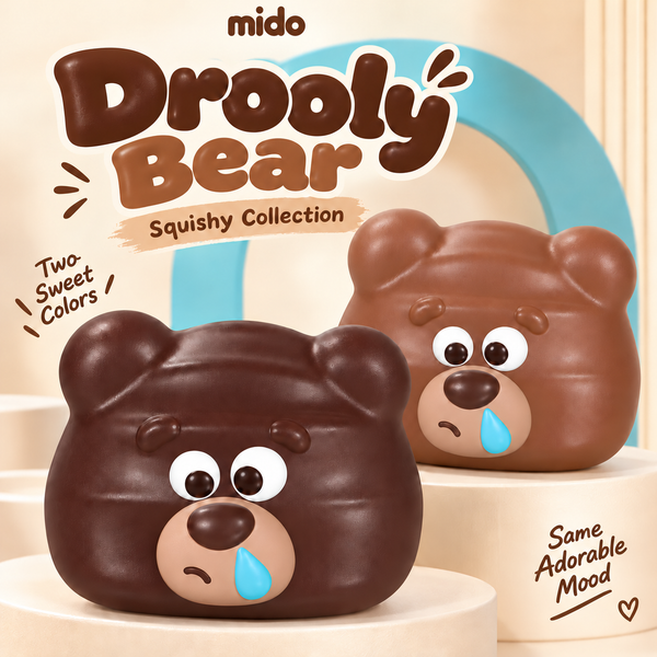 mido Drooly Bear Squishy