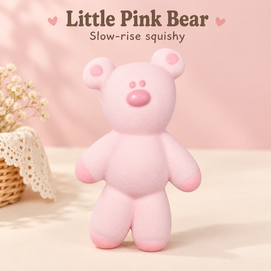 Little Pink Bear Slow-Rising Squishy Toy