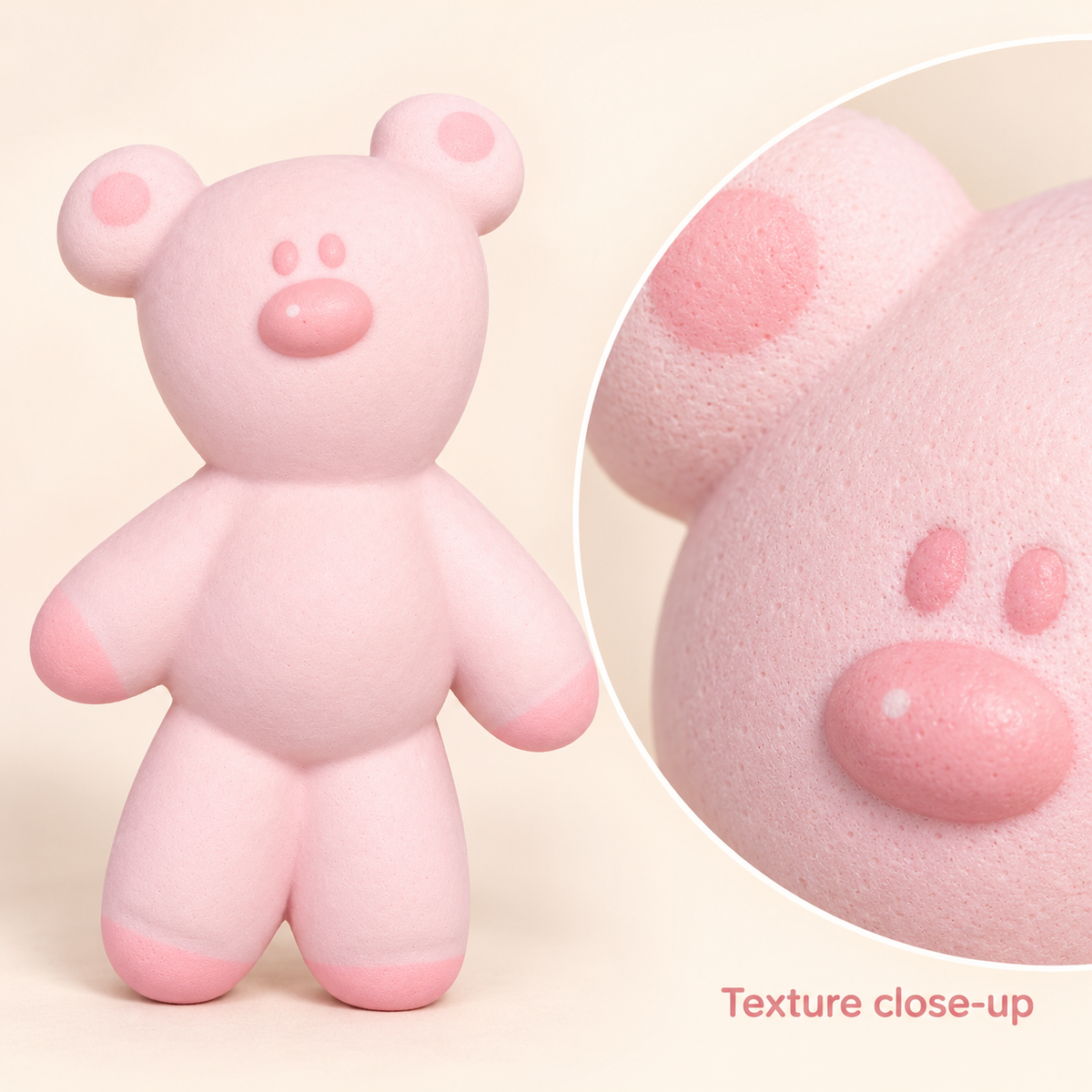 Little Pink Bear Slow-Rising Squishy Toy