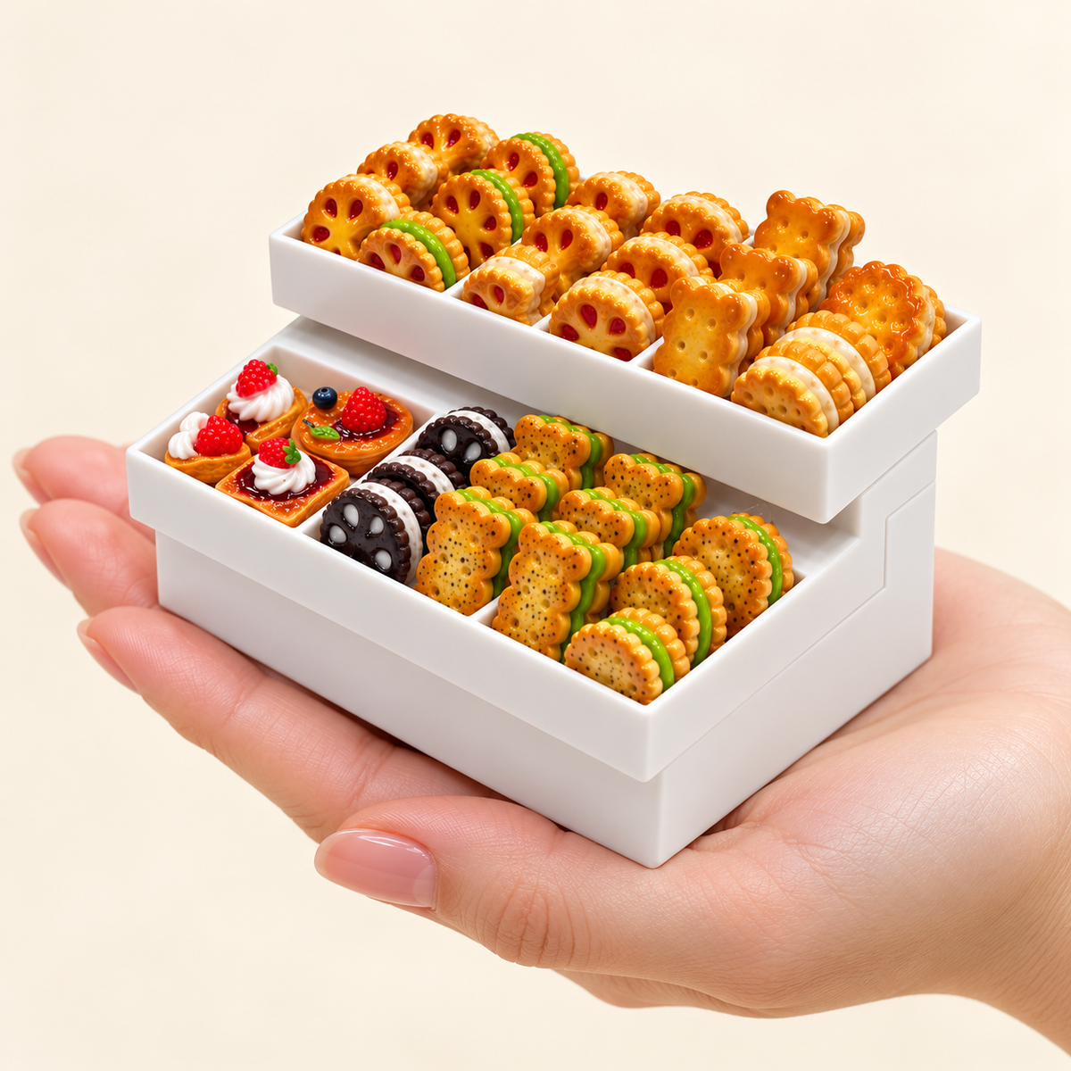 FANJUN-AMTECH Miniature Cookie Display Set