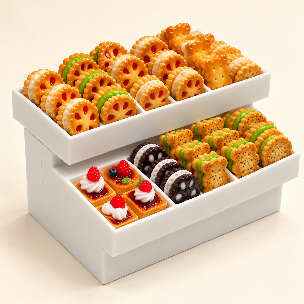FANJUN-AMTECH Miniature Cookie Display Set
