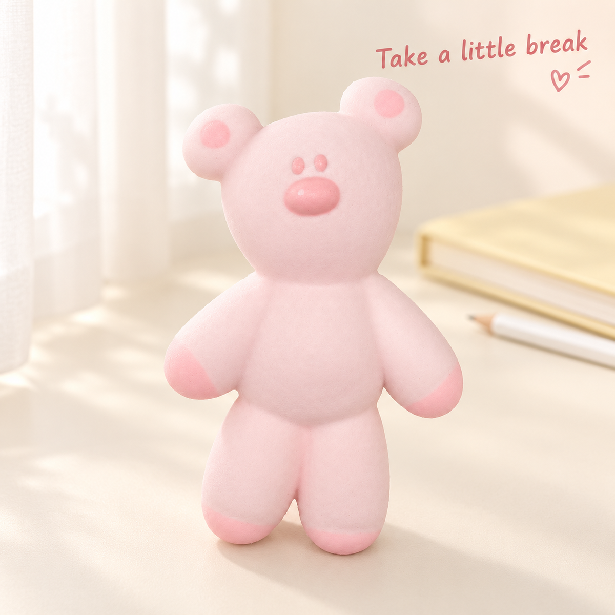 Little Pink Bear Slow-Rising Squishy Toy
