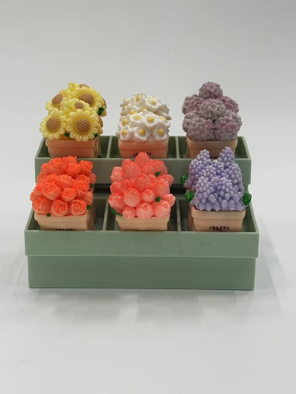 FANJUN-AMTECH Miniature Flower Display Set