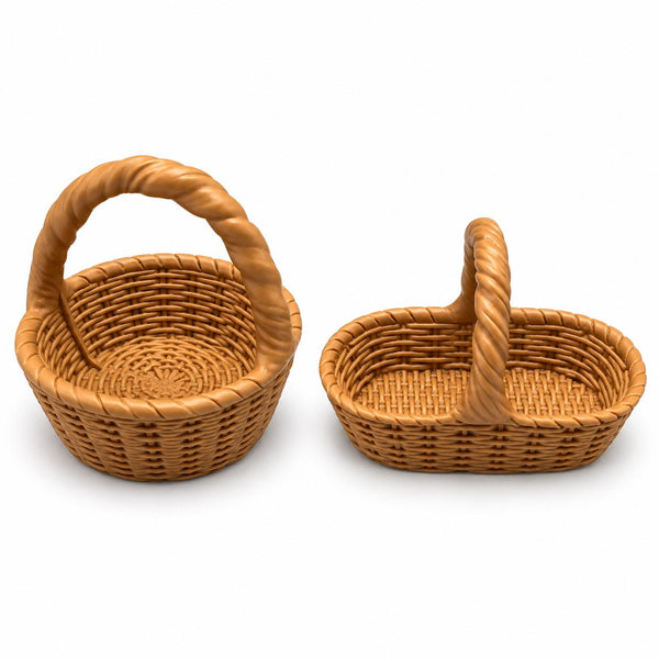 FANJUN-AMTECH Miniature Basket Models Set - 2 Pieces