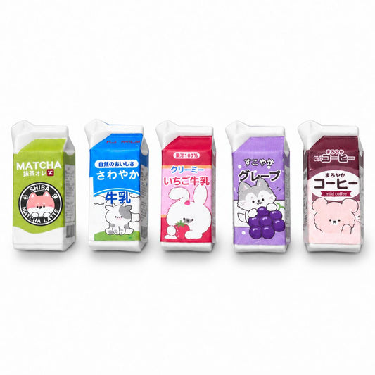 FANJUN-AMTECH Miniature Drink Carton Models Set - 5 Pieces