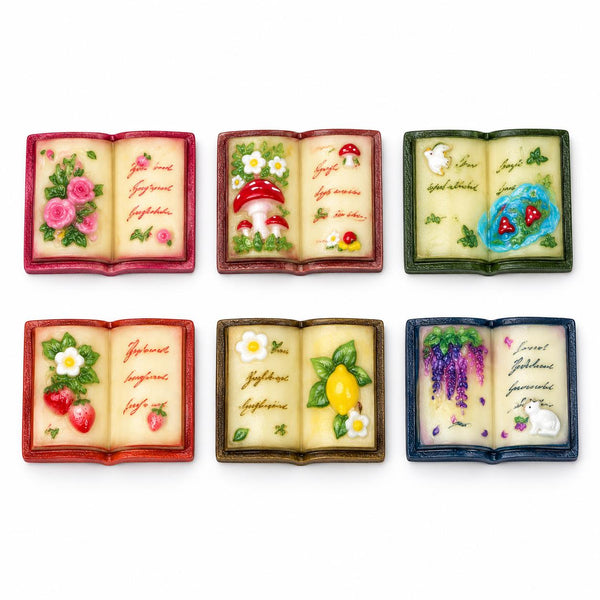FANJUN-AMTECH Miniature Decorative Books Set - 6 Pieces