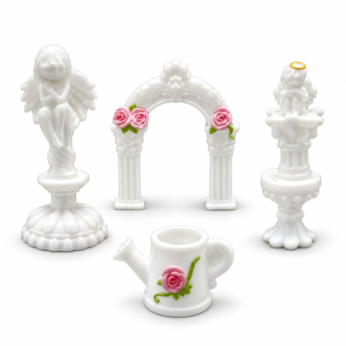 FANJUN-AMTECH Miniature Garden Arch Scene Accessories Set - 4 Pieces