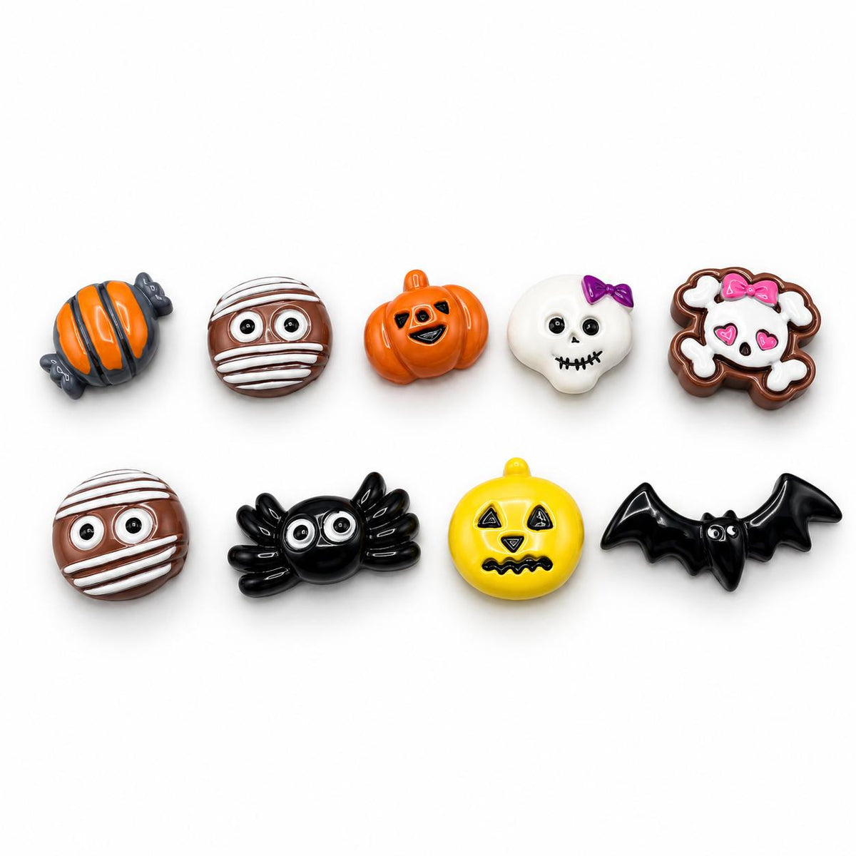 FANJUN-AMTECH Miniature Halloween Decorative Accessories Set - 9 Pieces