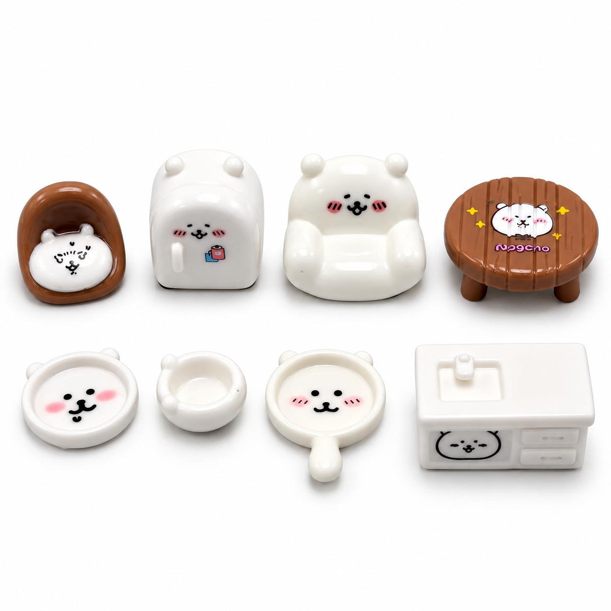 FANJUN-AMTECH Miniature Kitchen Scene Accessories Set - 8 Pieces