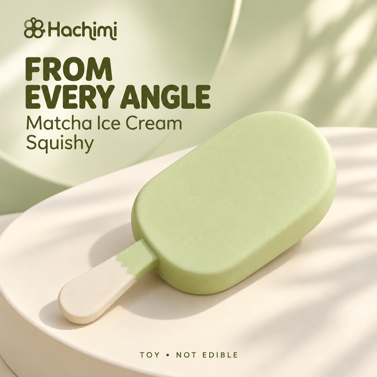 Hachimi Matcha Ice Cream — alternate angle