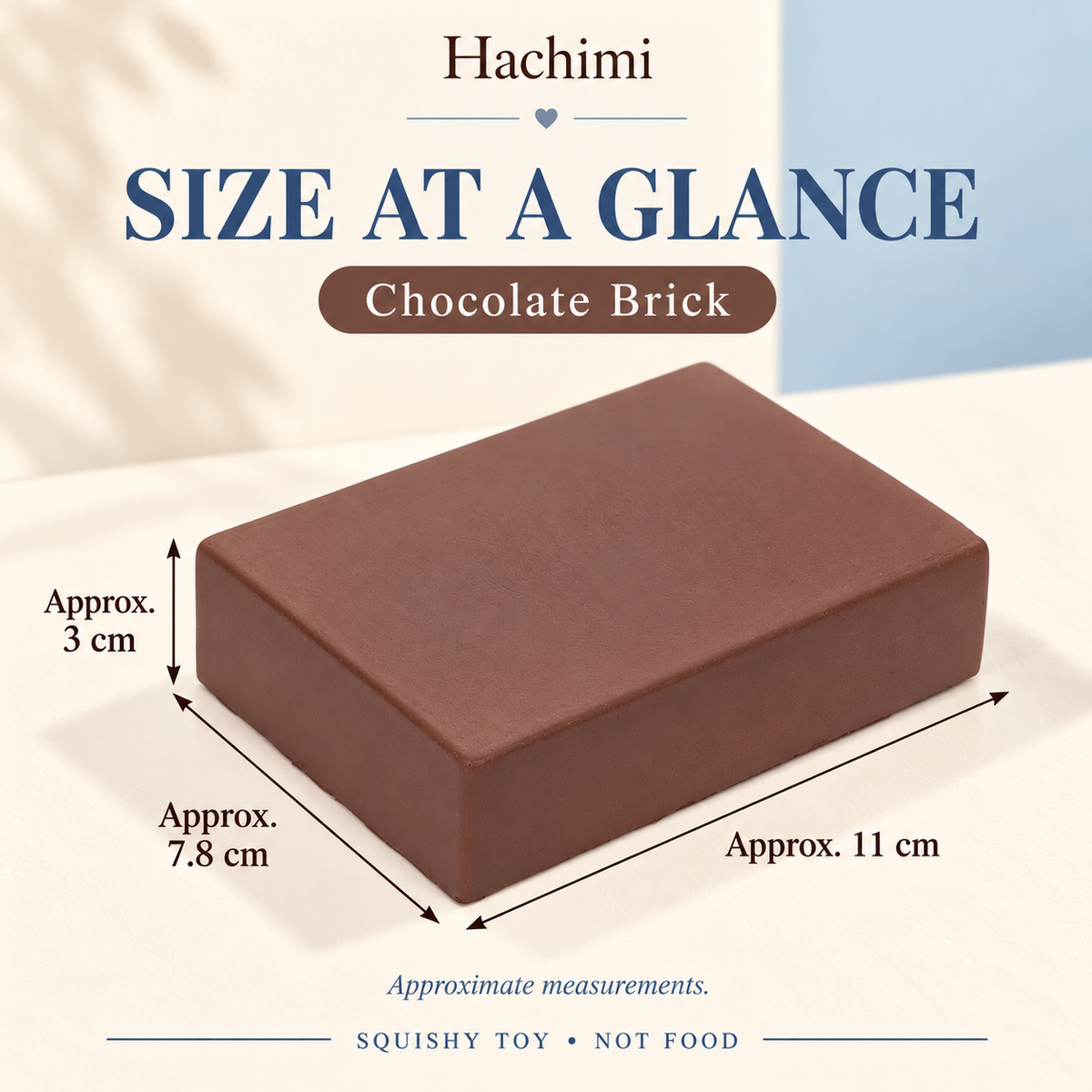 Hachimi Milk Brick — chocolate size
