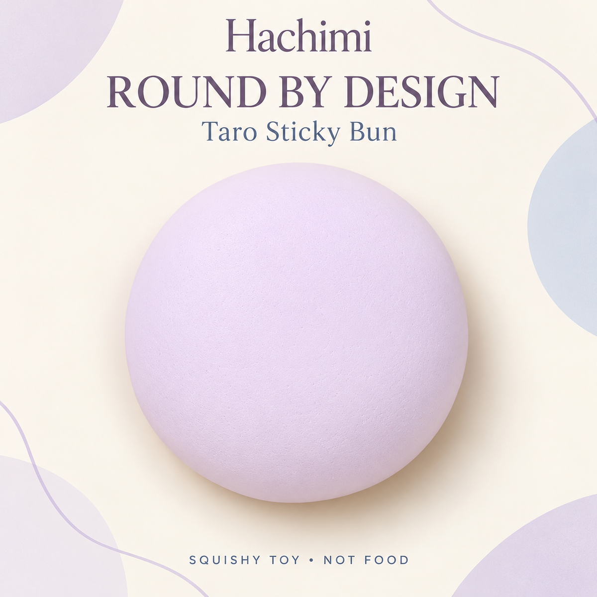 Hachimi Taro Sticky Bun — top view