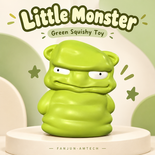 duola Green Little Monster Squishy — Green — image 1