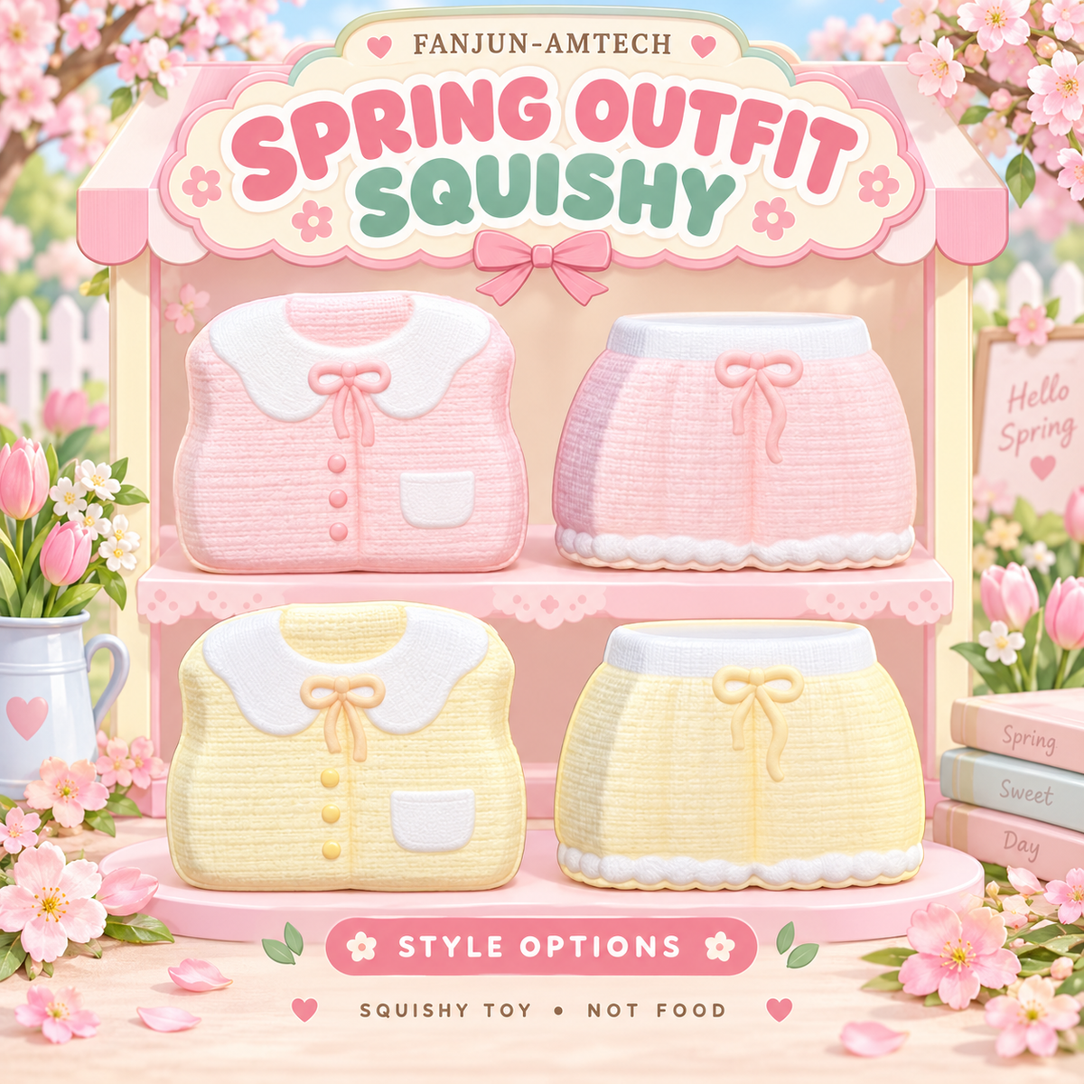 FANJUN-AMTECH Spring Outfit Squishy - style overview