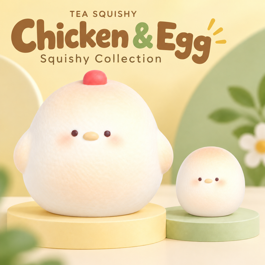TEA SQUISHY Chicken & Egg Squishy