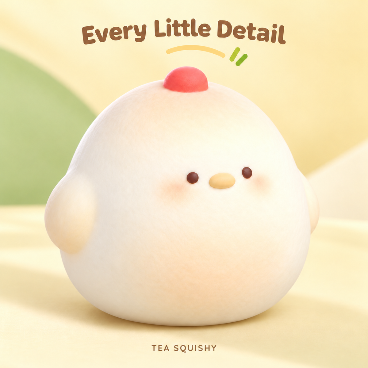 TEA SQUISHY Chicken & Egg Squishy