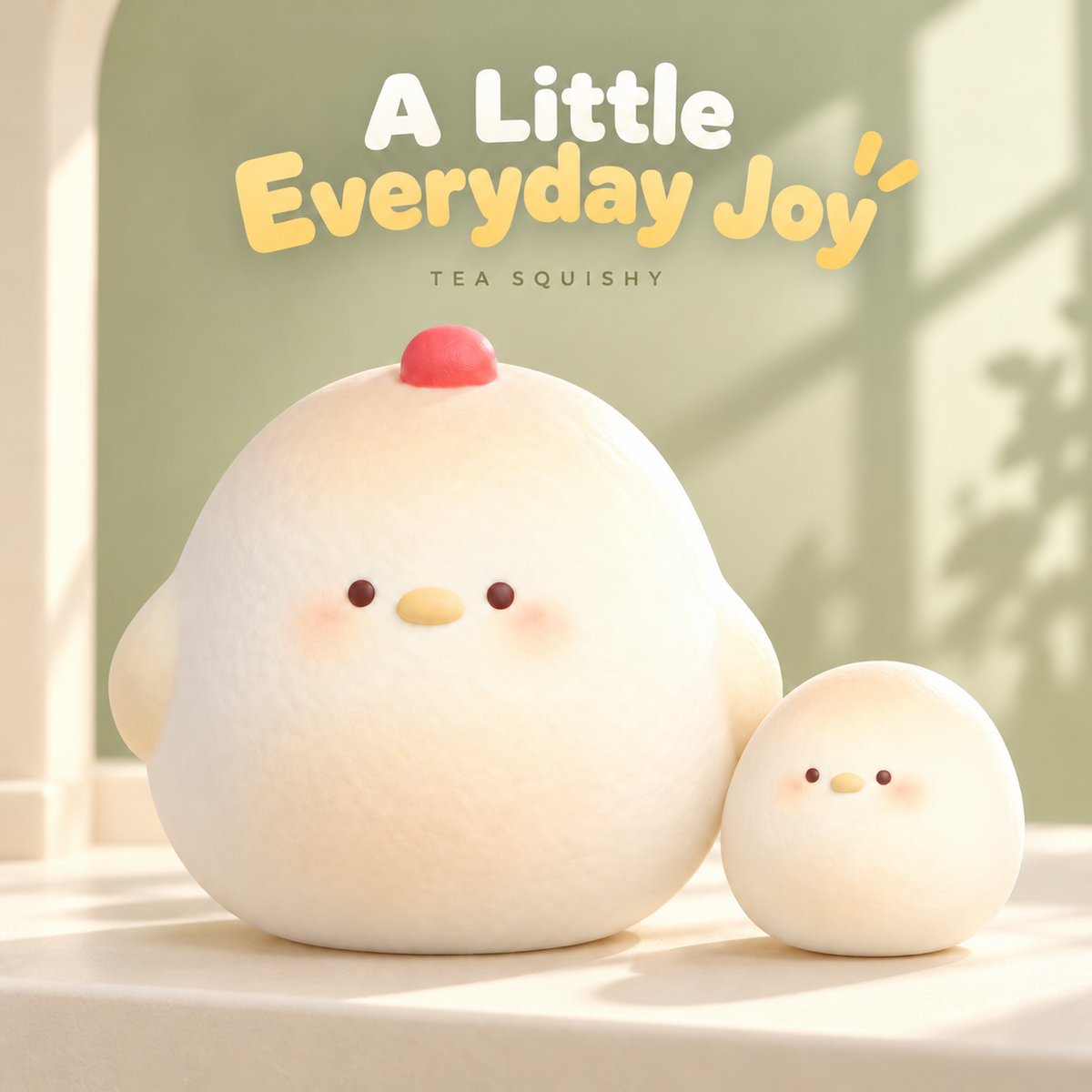 TEA SQUISHY Chicken & Egg Squishy