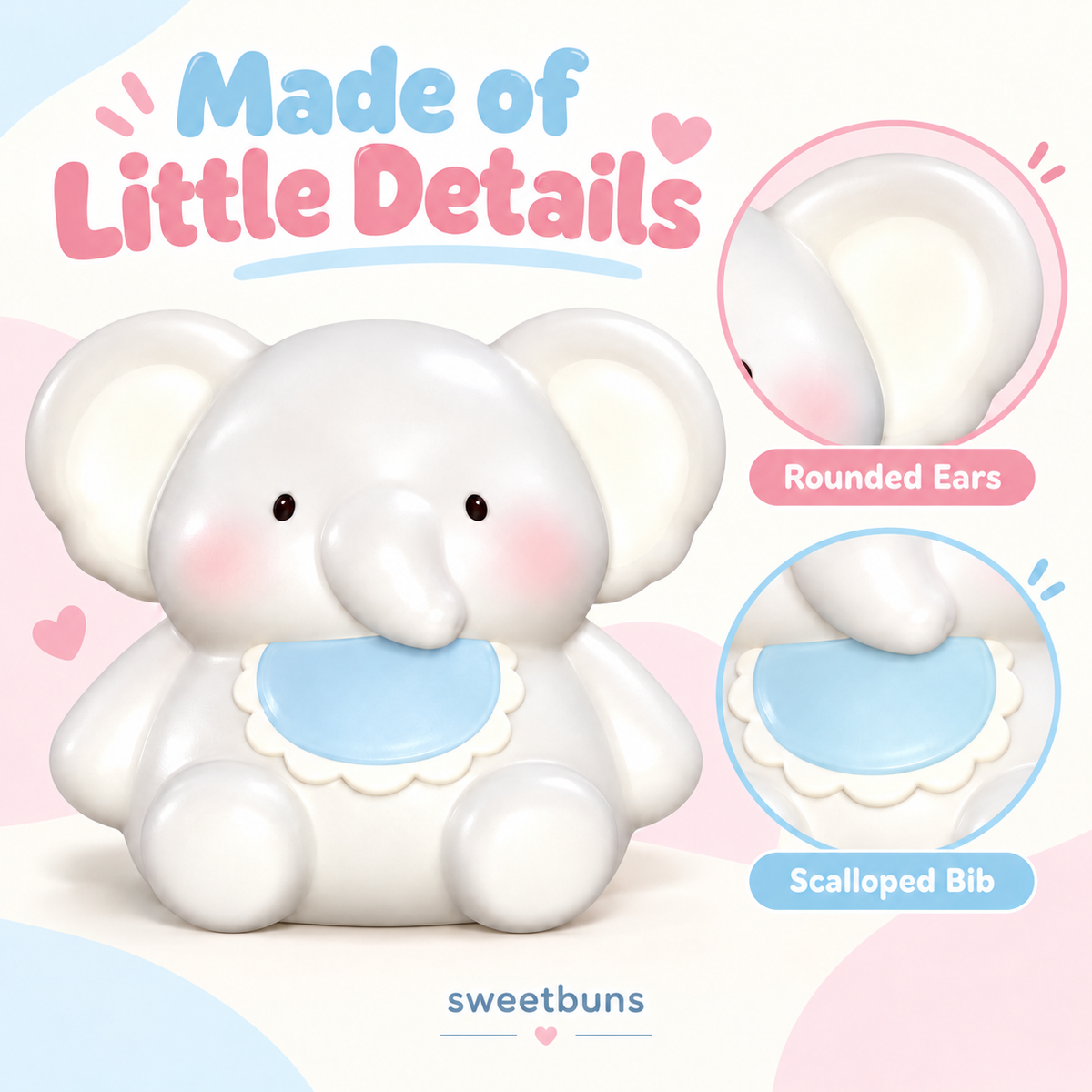 sweetbuns Doudou Elephant Squishy