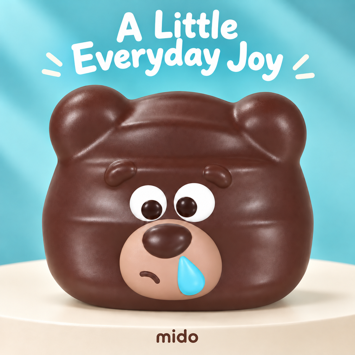 mido Drooly Bear Squishy