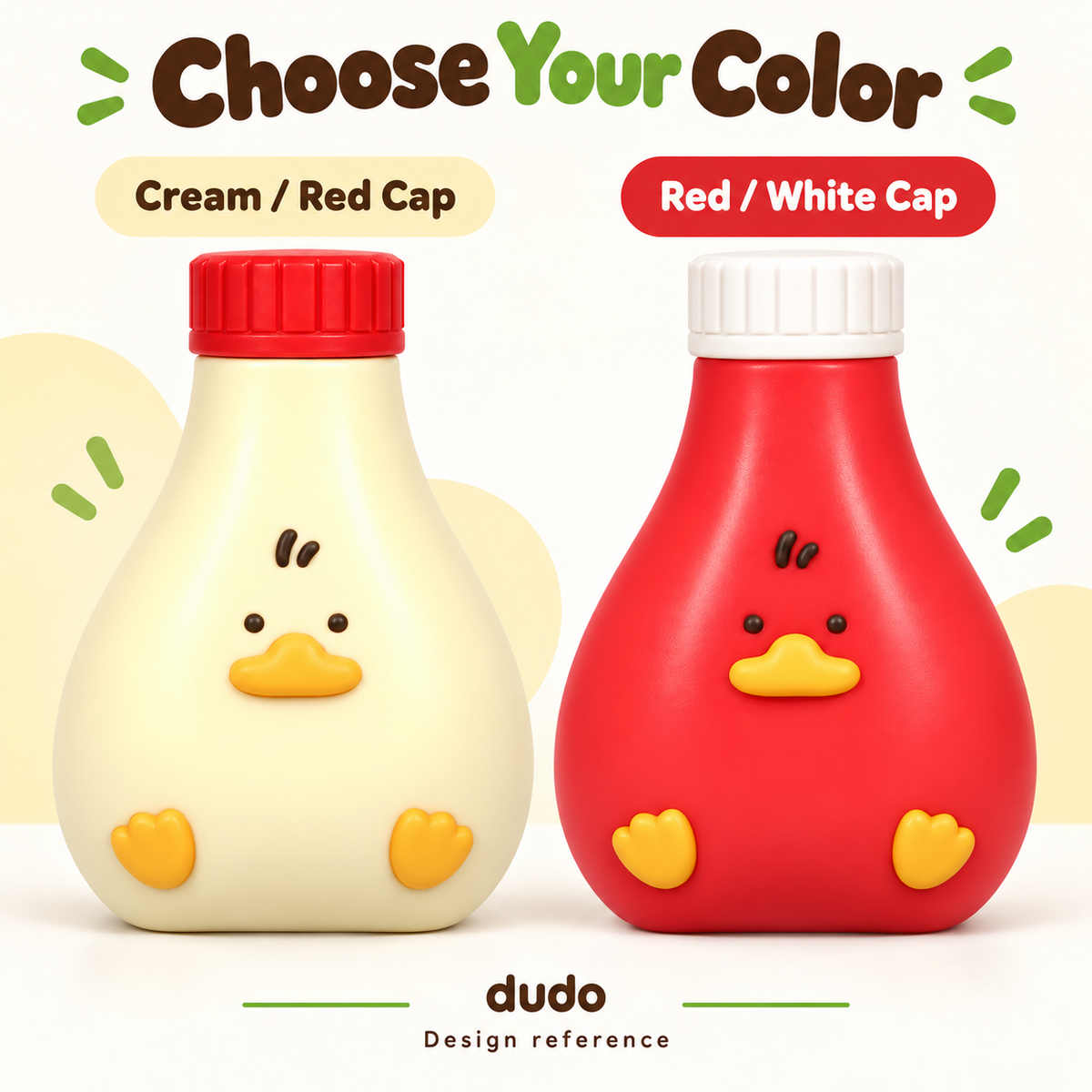 dudo Sauce Bottle Duck Squishy