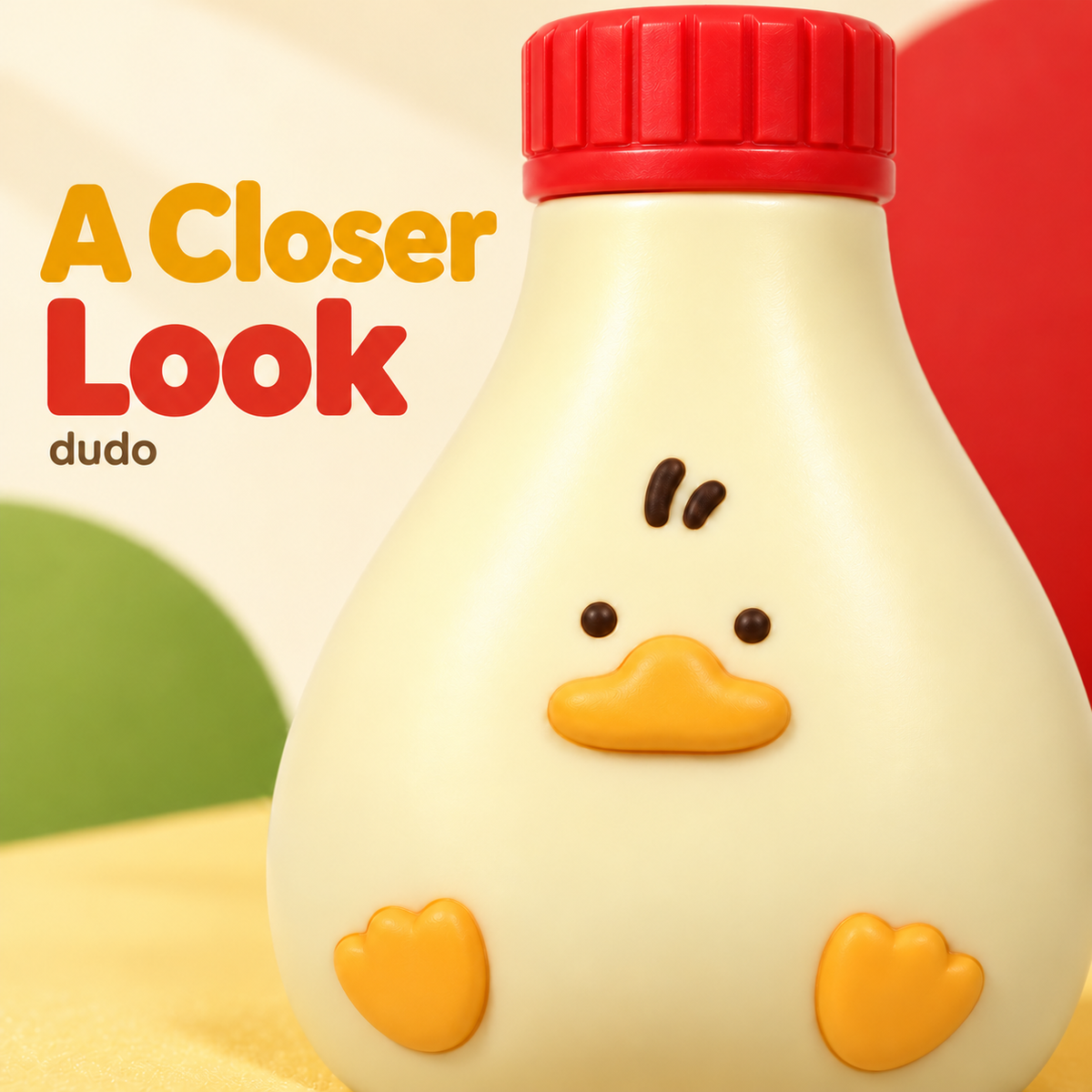dudo Sauce Bottle Duck Squishy
