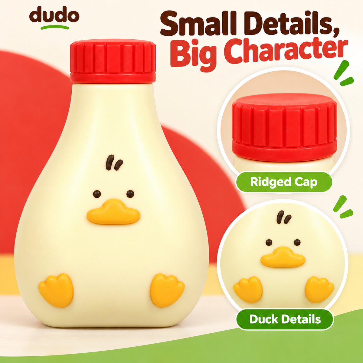 dudo Sauce Bottle Duck Squishy