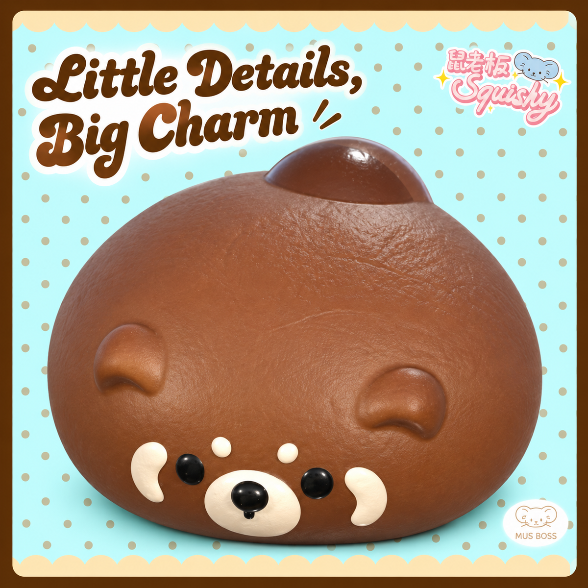 Red Panda Bread Squishy product image 3