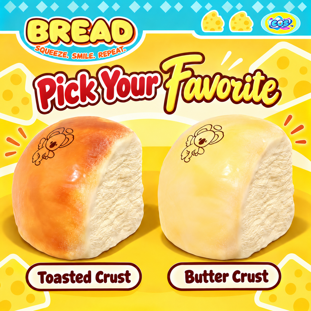 Cheese Bread Squishy product image 2