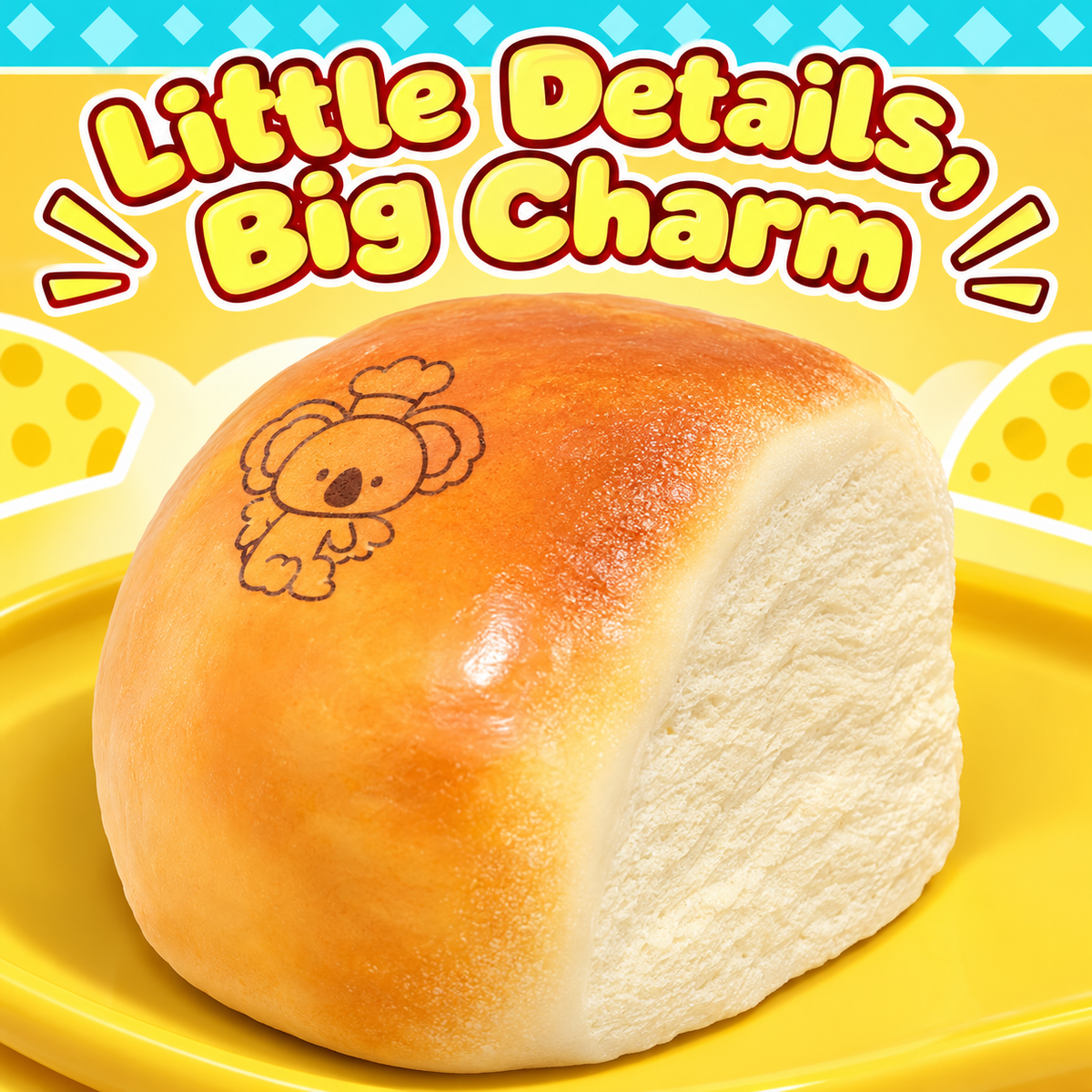 Cheese Bread Squishy product image 3