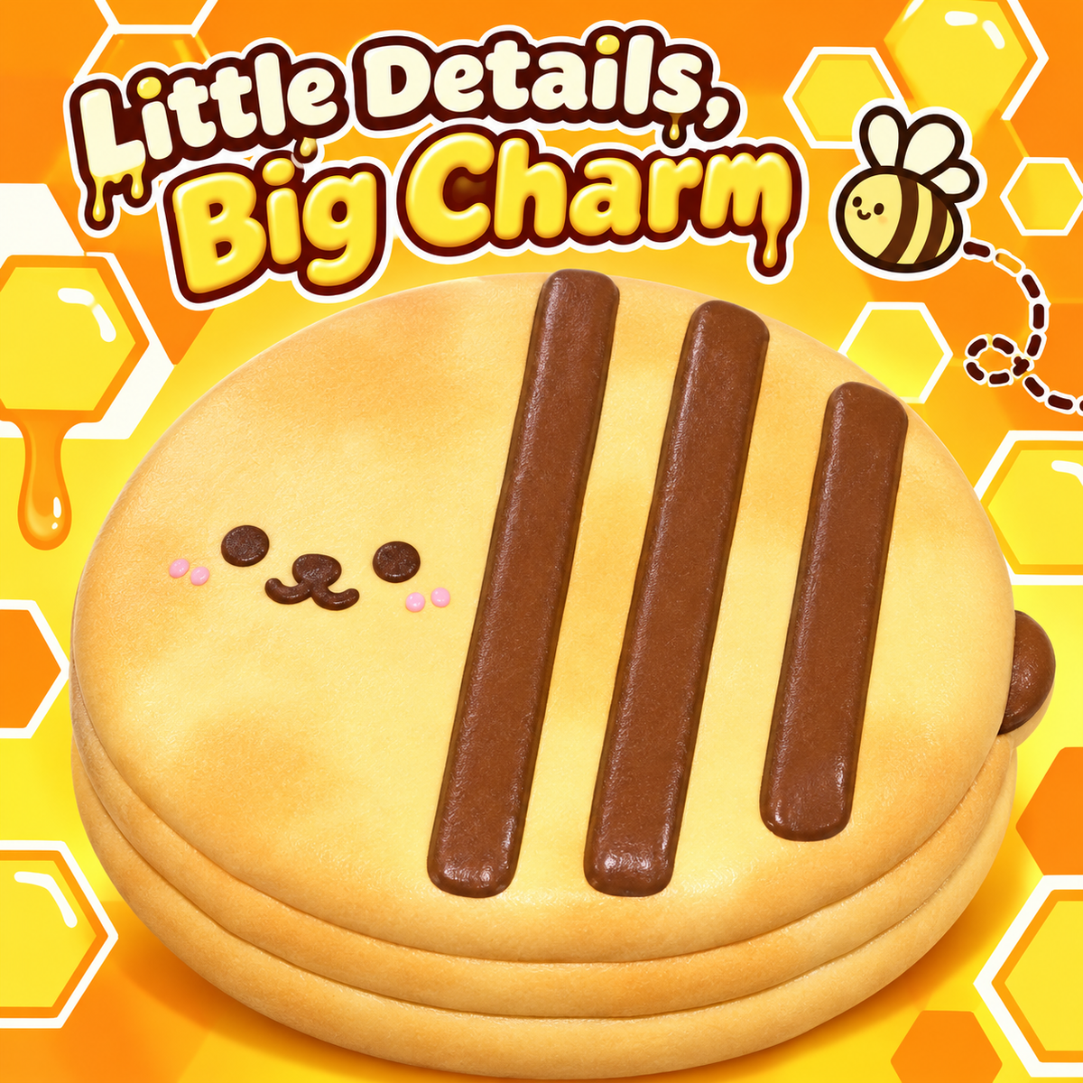 Bee Cookie Squishy product image 3