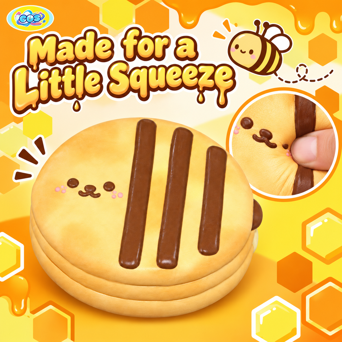 Bee Cookie Squishy product image 4