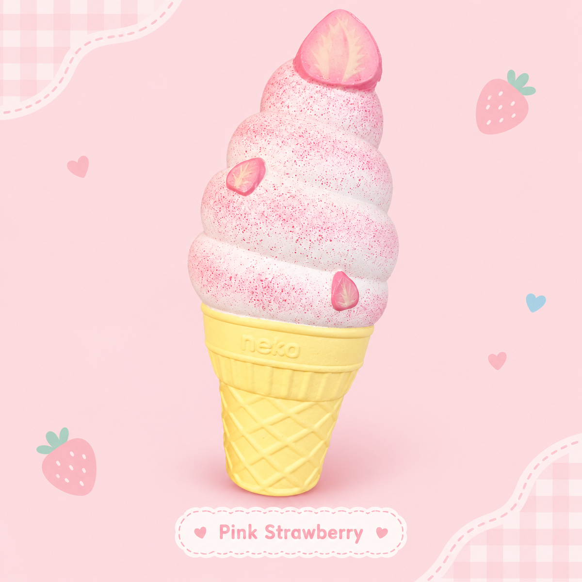 Strawberry Soft Serve Squishy product image 11